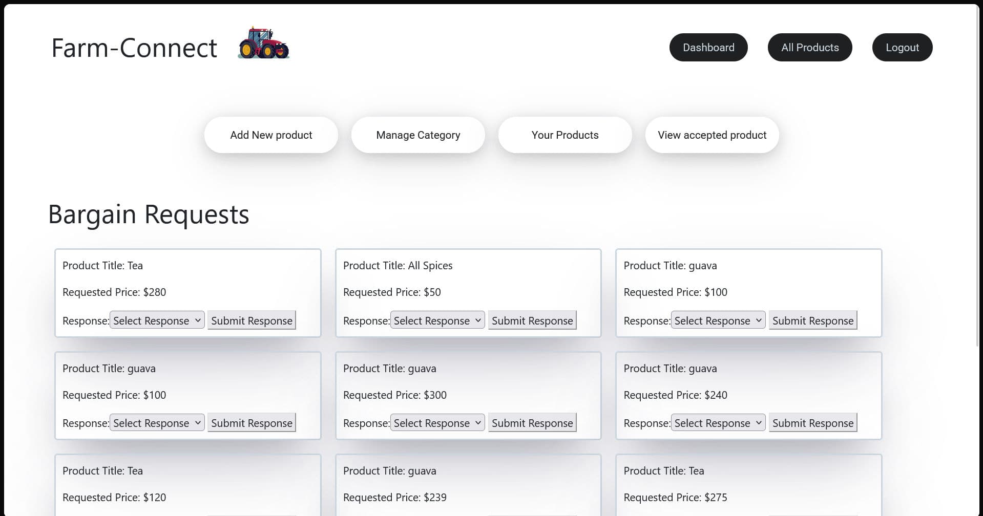 FARM-CONNECT + Demand Forecasting screenshot 7